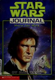 Front cover of Star Wars - Journal - Hero For Hire by Donna Tauscher