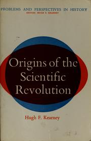 Cover of Origins of the scientific revolution by Hugh F. Kearney