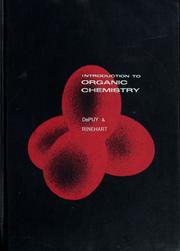Front cover of Introduction to organic chemistry by Charles H. DePuy