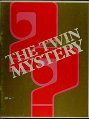 Cover of The twin mystery by Ralph F. Robinett