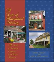 Front cover of A taste of Maryland history by Debbie Nunley