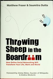 Cover of Throwing sheep in the boardroom by Matthew Fraser