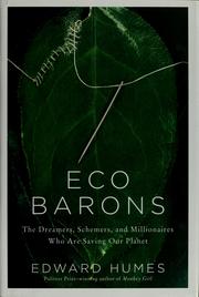 Cover of Eco barons by Edward Humes