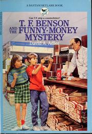 Front cover of T.F. Benson and the funny-money mystery by David A. Adler
