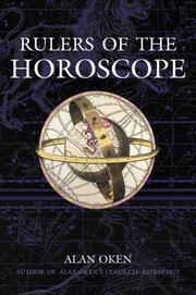 Front cover of Rulers of the Horoscope by Alan Oken