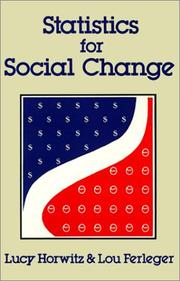 Cover of Statistics for social change by Lucy Horwitz
