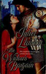 Front cover of The Widow's Bargain by Juliet Landon