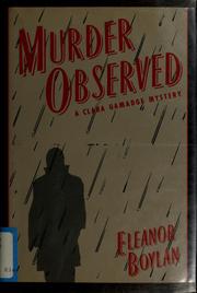 Cover of Murder observed by Eleanor Boylan
