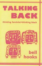 Cover of Talking back by bell hooks