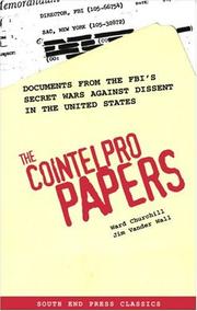 Cover of The COINTELPRO papers by Ward Churchill