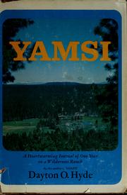 Cover of Yamsi by Dayton O. Hyde