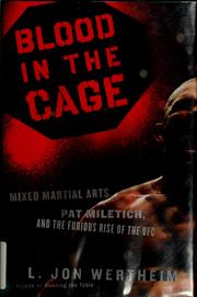 Front cover of Blood in the cage by L. Jon Wertheim