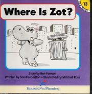 Cover of Where is Zot? by Sandra Carlton