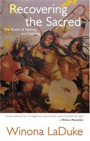 Front cover of Recovering The Sacred by Winona Laduke