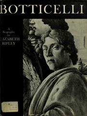 Cover of Botticelli by Elizabeth Ripley
