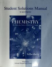 Front cover of Student solutions manual to accompany Chemistry by Deborah Weigand