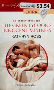 Cover of The Greek tycoon's innocent mistress by Kathryn Ross