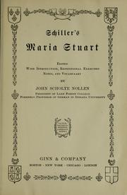Cover of Schiller's Maria Stuart by Friedrich Schiller