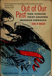 Front cover of Out of our past by Carl N. Degler