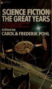 Front cover of Science Fiction. The Great Years by Carol Pohl