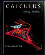 Front cover of Calculus by Ross L. Finney