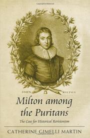 Front cover of Milton among the Puritans by Catherine Gimelli Martin