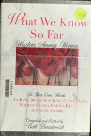 Cover of What We Know So Far by Grace Paley