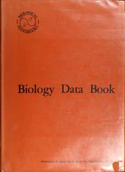 Cover of Biology data book by Philip L. Altman
