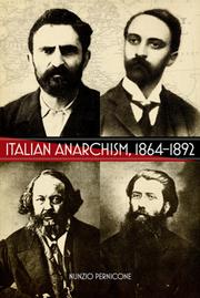 Cover of Italian Anarchism, 1864–1892 by Nunzio Pernicone