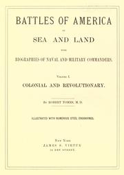 Front cover of Battles of America by sea and land by Robert Tomes
