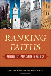 Cover of Ranking Faiths by Davidson, James D.