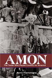 Cover of Amon by Jerry Flemmons