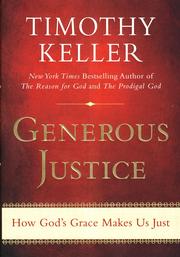 Front cover of Generous Justice by Timothy J. Keller