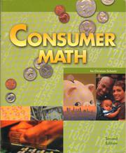 Cover of Consumer Math for Christian Schools by Larry Lemon