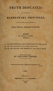 Cover of Truth displayed by Benjamin Osborn