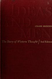 Cover of Ideas and men by Crane Brinton