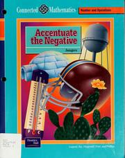 Front cover of Accentuate the negative by Glenda Lappen