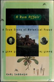 Cover of A Rum affair by Karl Sabbagh