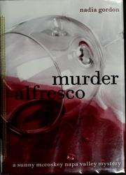 Front cover of Murder alfresco by Nadia Gordon