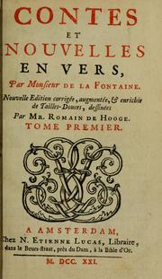 Front cover of Contes et nouvelles en vers by Jean de La Fontaine