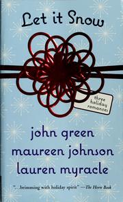 Cover of Let it snow by John Green