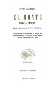 Cover of El monte by Lydia Cabrera