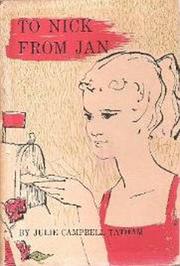 Cover of To Nick from Jan by Julie Campbell