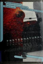 Front cover of Preternatural by Margaret Wander Bonanno