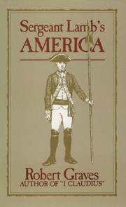 Cover of Sergeant Lamb's America by Robert Graves