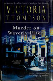 Cover of Murder on Waverly Place by Victoria Thompson