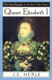 Cover of Queen Elizabeth I by J. E. Neale