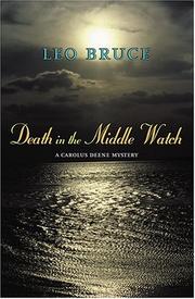 Front cover of Death in the middle watch by Leo Bruce