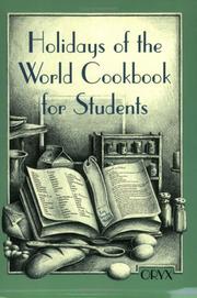 Front cover of Holidays of the world cookbook for students by Lois Sinaiko Webb