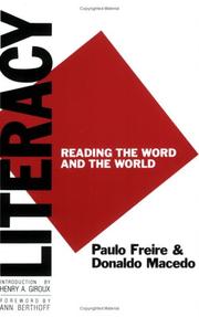 Cover of Literacy by Paulo Freire